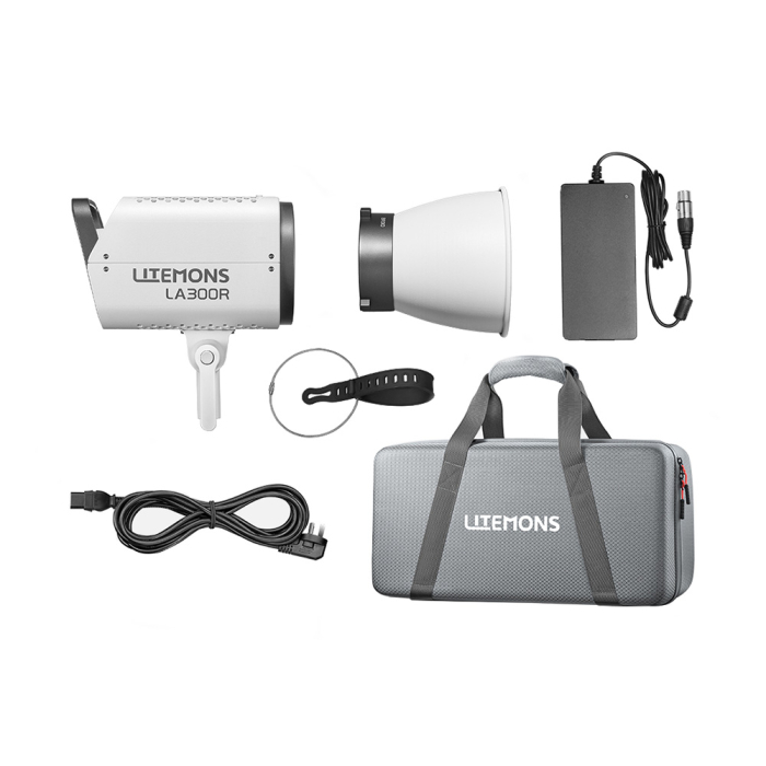 Godox Litemons LA300R K1 RGB LED Monolight (Black, Travel Kit) - 2